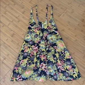 Free People Button Front mini Dress